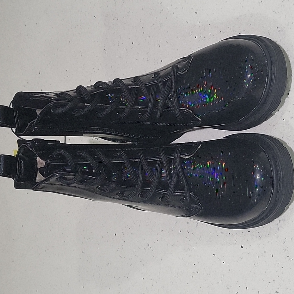 Girls combat boots